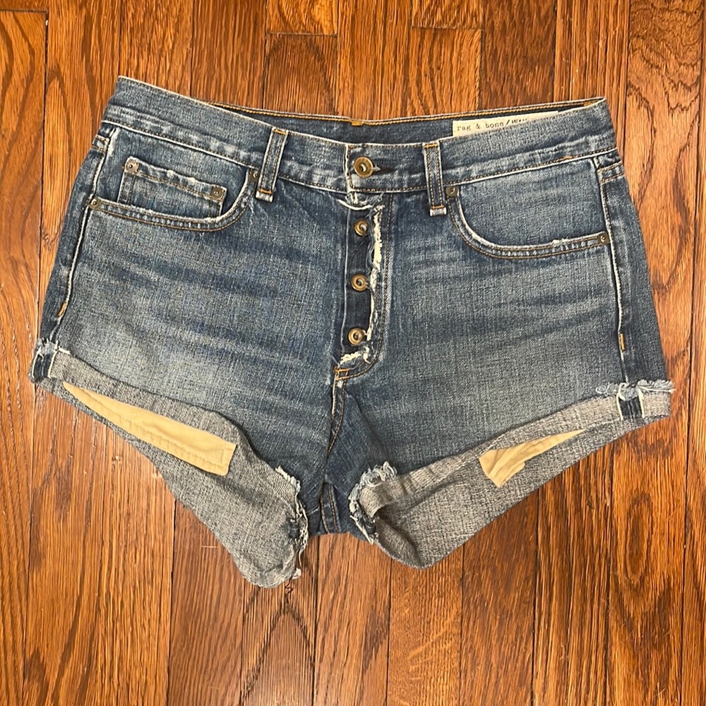 Rag & Bone Jean Shorts, Womens 27